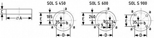 SOL S LED 600 WH 3000K (low lumen) 1470000360